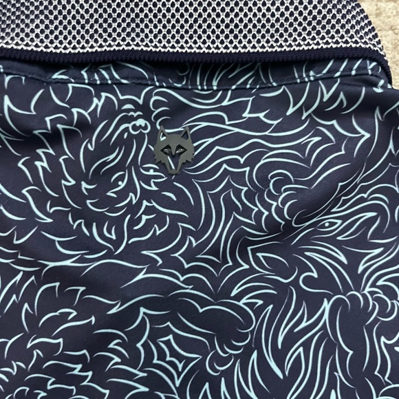 Greyson All Over Rare Print Golf Polo- Embroidered Sleeve - Picture 10 of 11